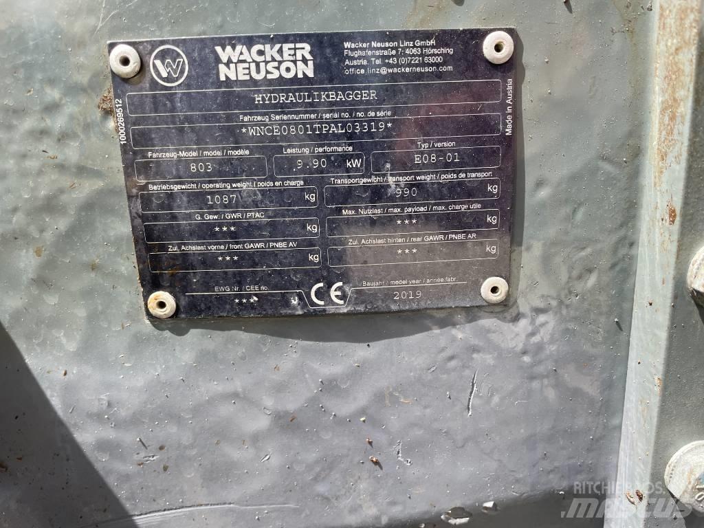 Wacker Neuson 803 Mini excavatoare < 7t