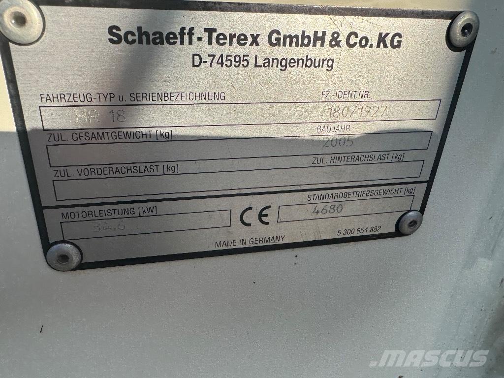 Terex HR 18 Mini excavatoare < 7t