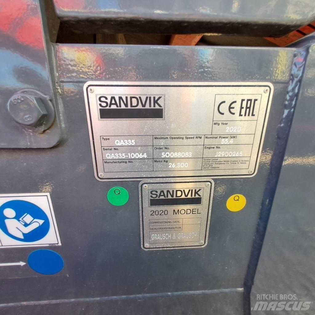 Sandvik QA 335 Cernuitoare