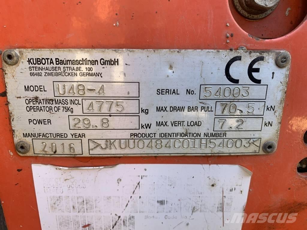 Kubota U 48-4 Mini excavatoare < 7t
