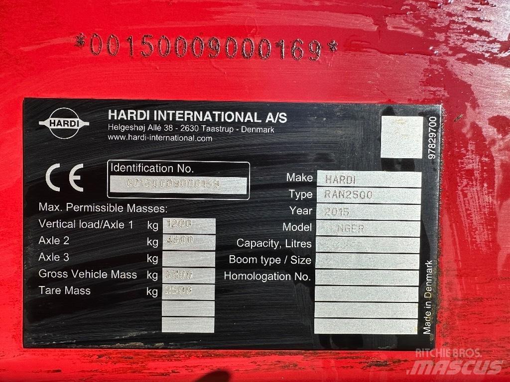 Hardi Ranger 2500 Tractoare agricole sprayers