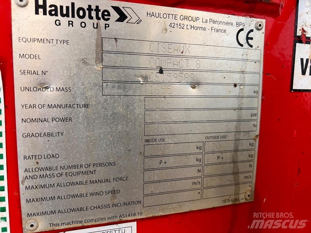Haulotte Compact 8 Platforme foarfeca