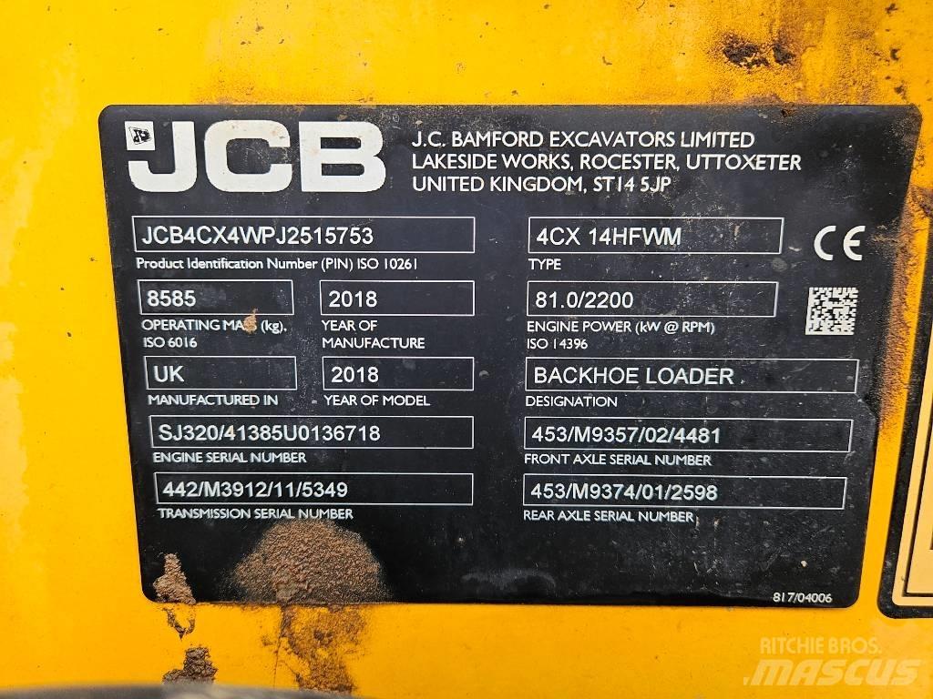 JCB 4 CX Buldoexcavatoare