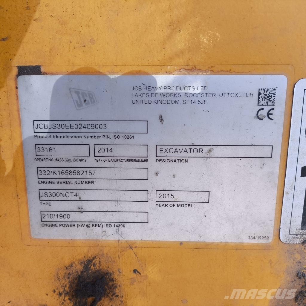 JCB JS 300 Excavatoare pe șenile
