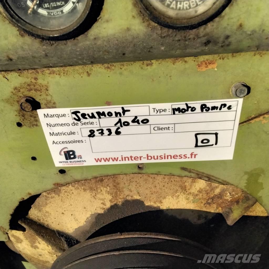  JEUMONT MOTOPOMPE Pompe si mixere