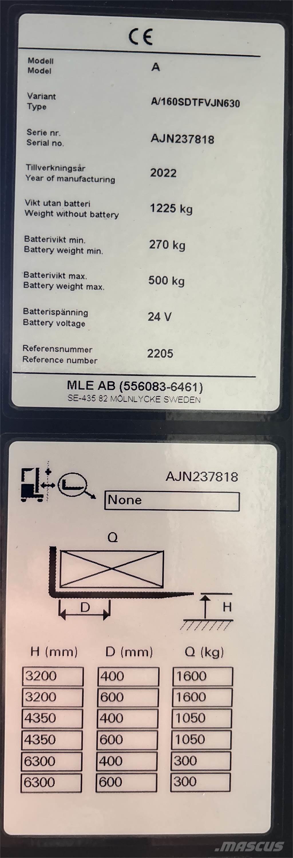 Atlet A160 Transpaleti autopropulsanti