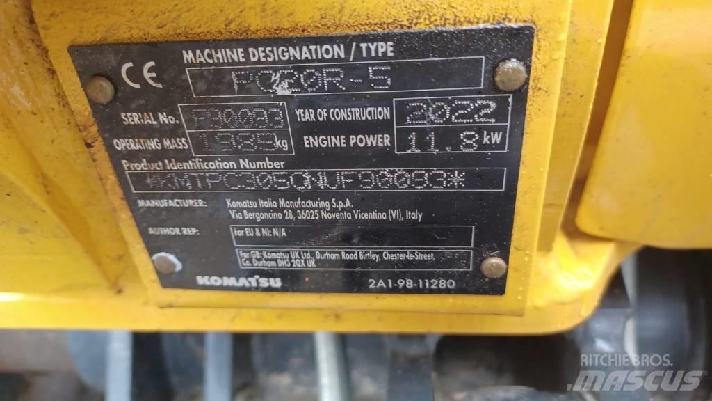 Komatsu PC 20 MR-5 Mini excavatoare < 7t