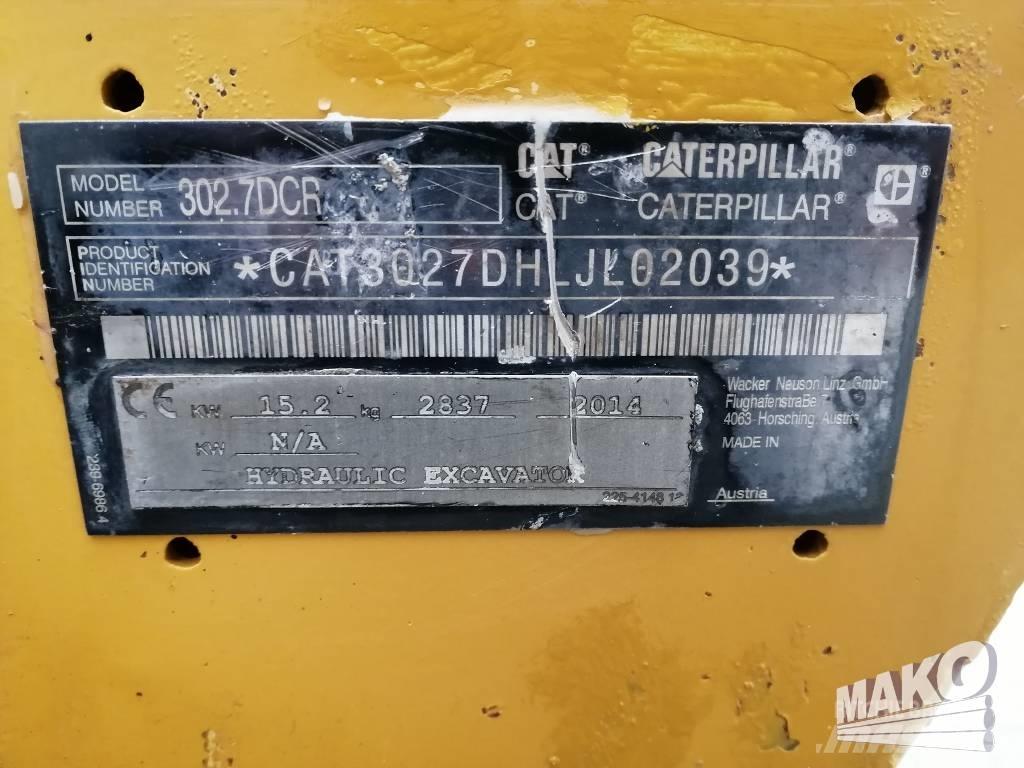 CAT 302.7 D CR Mini excavatoare < 7t