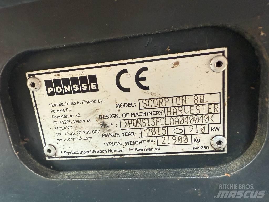 Ponsse SCORPION 8W Combine forestiere