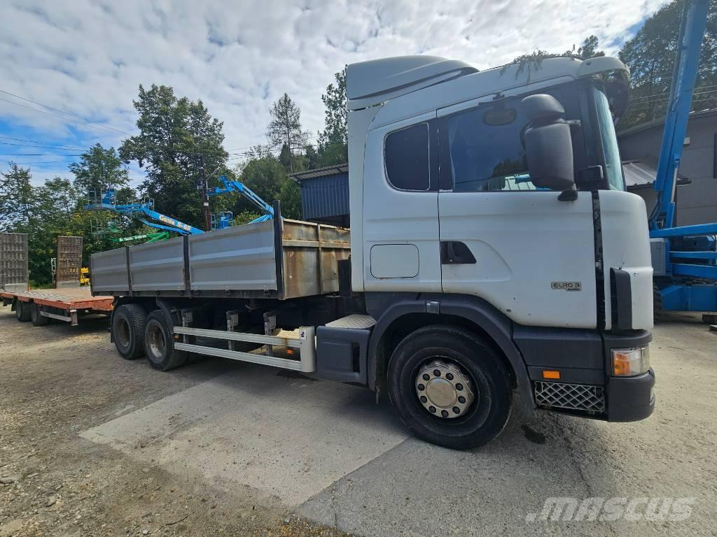 Scania 114 G 380 Camioane platforma/prelata