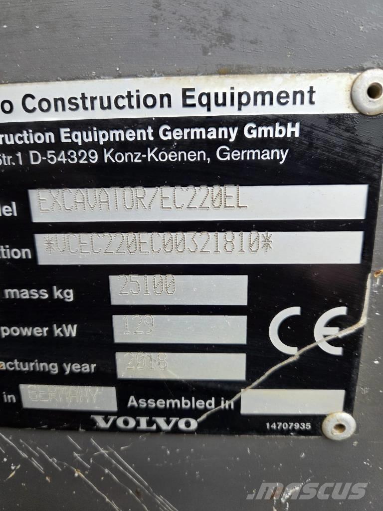 Volvo EC220EL Excavatoare pe șenile
