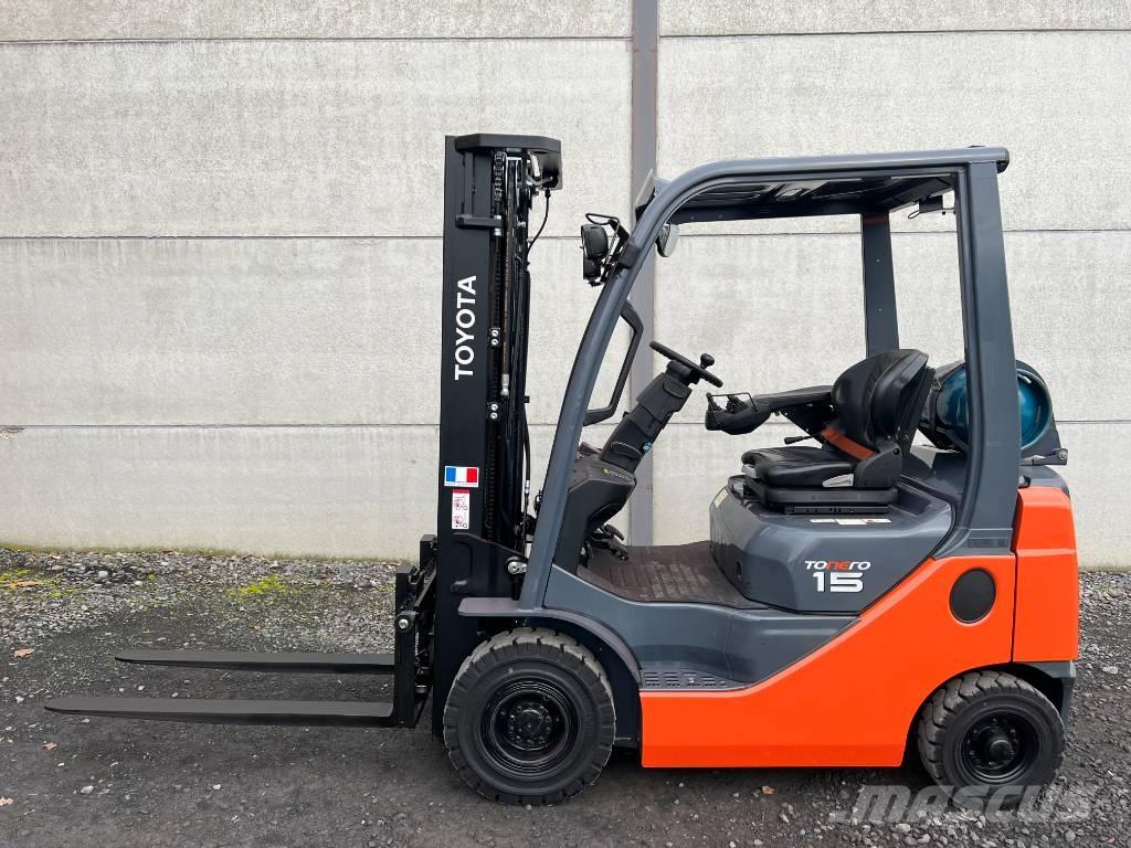 Toyota 02-8 FGF 15 Stivuitor GPL