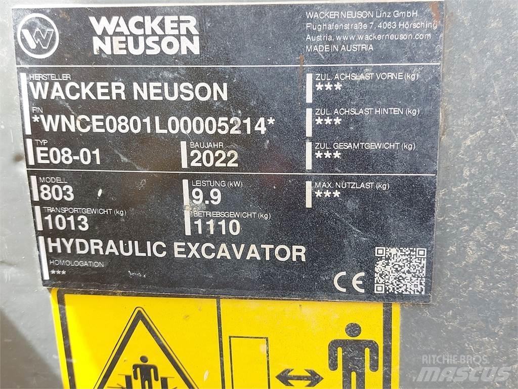 Wacker Neuson 803 Excavatoare pe șenile
