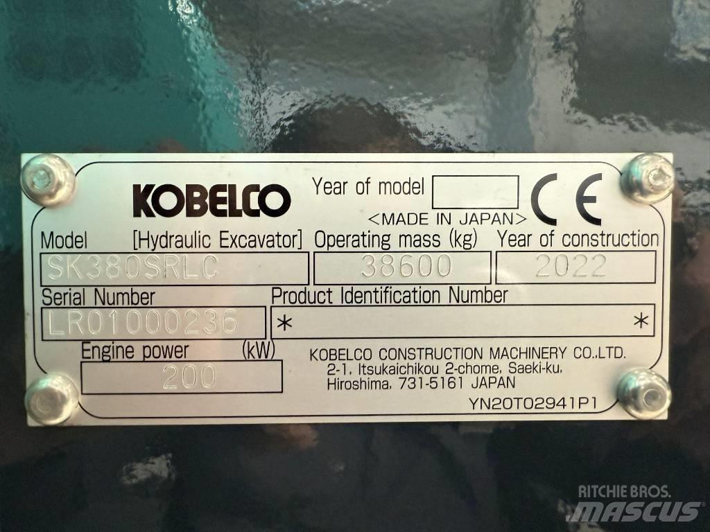 Kobelco SK380SRLC Excavatoare pe șenile
