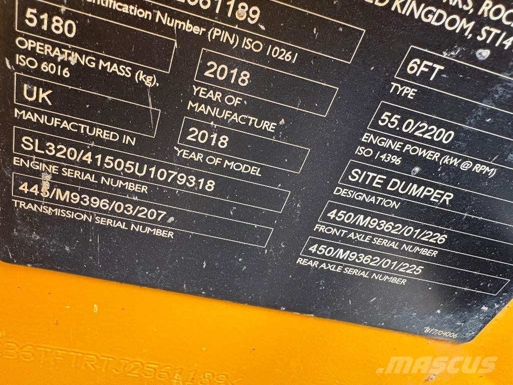 JCB 6T FT Minitractor de teren