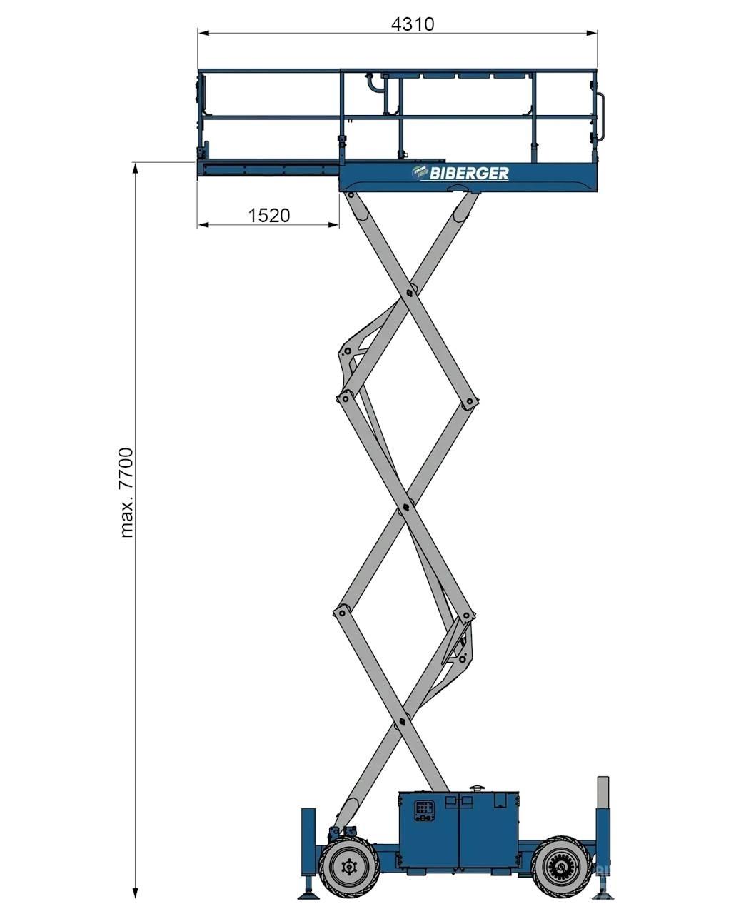 Genie GS 2669 RT Platforme foarfeca