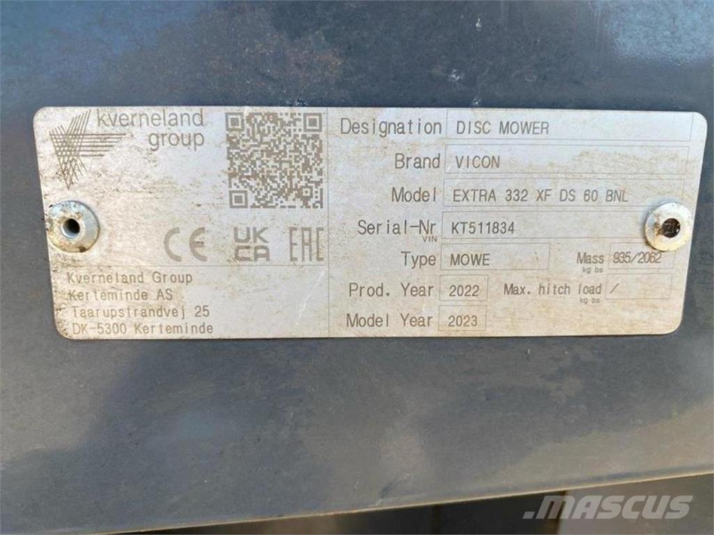 Vicon EXTRA 332 XF Cositoare de iarba
