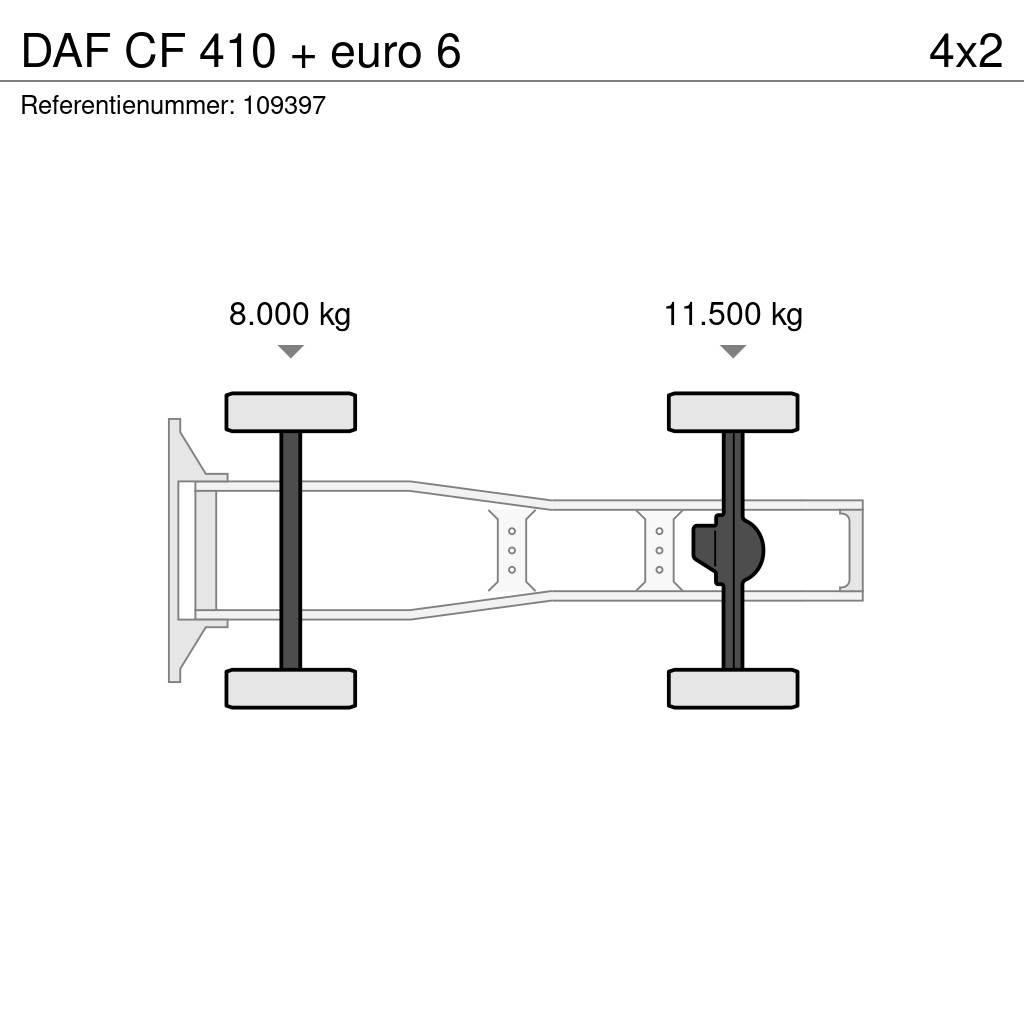 DAF CF 410 + euro 6 Autotractoare
