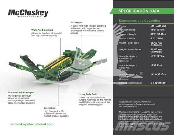 McCloskey R155 Cernuitoare