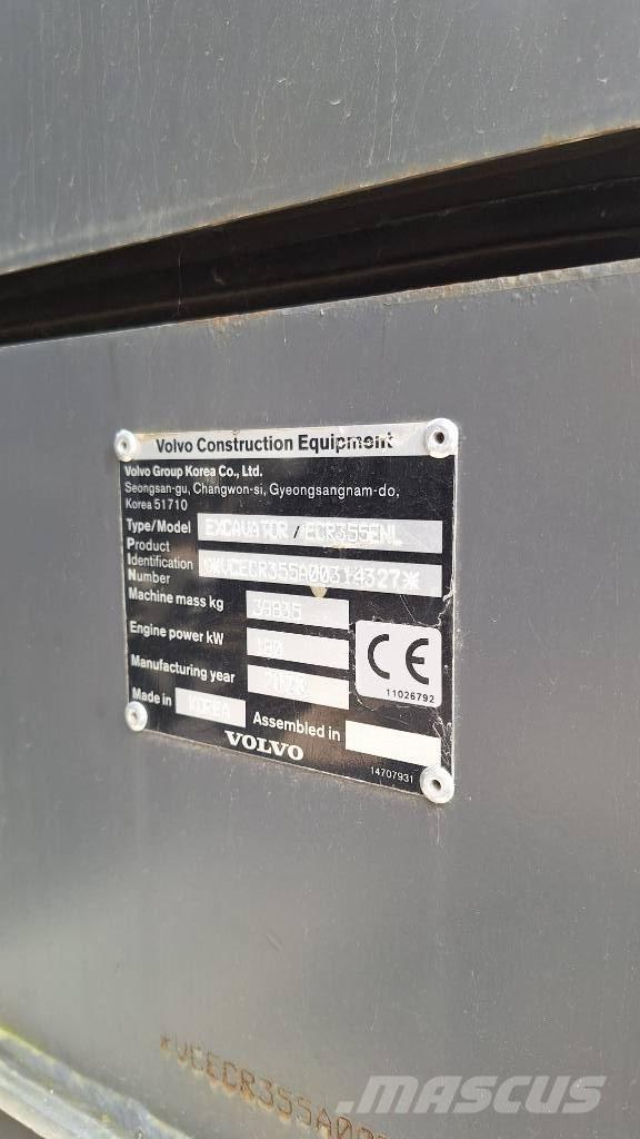 Volvo ECR 355 ENL Excavatoare pe șenile
