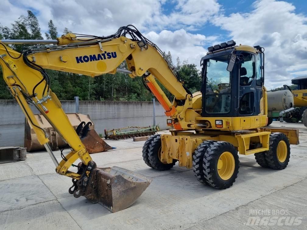 Komatsu PW 118 MR-8 Excavatoare cu roti