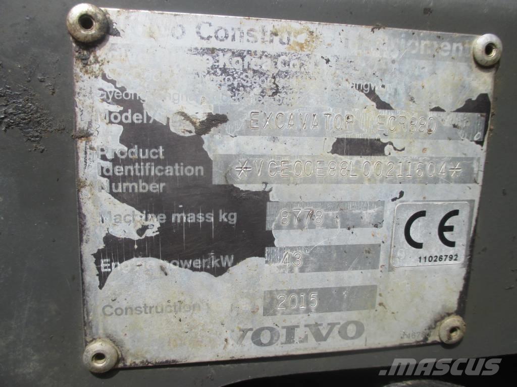 Volvo ECR 88 D Excavatoare 7t - 12t