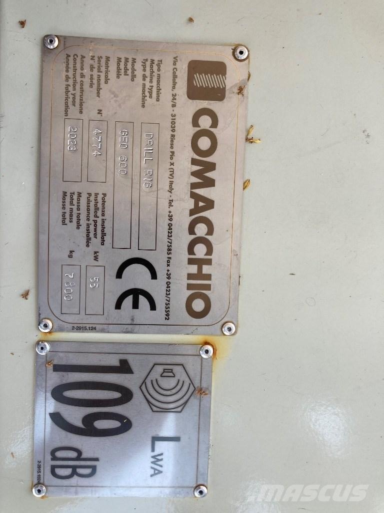 Comacchio Geo600 Sisteme de forare a puturilor de apa
