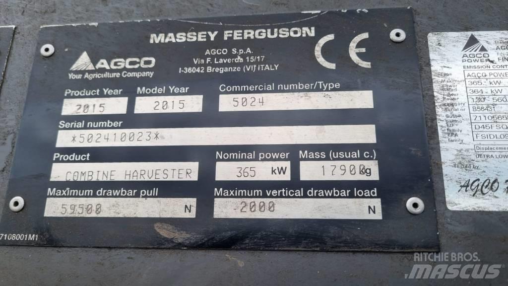 Massey Ferguson 9380 Combine de secerat