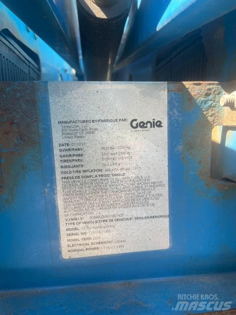 Genie TZ-50 Platforme aeriene montate pe remorca