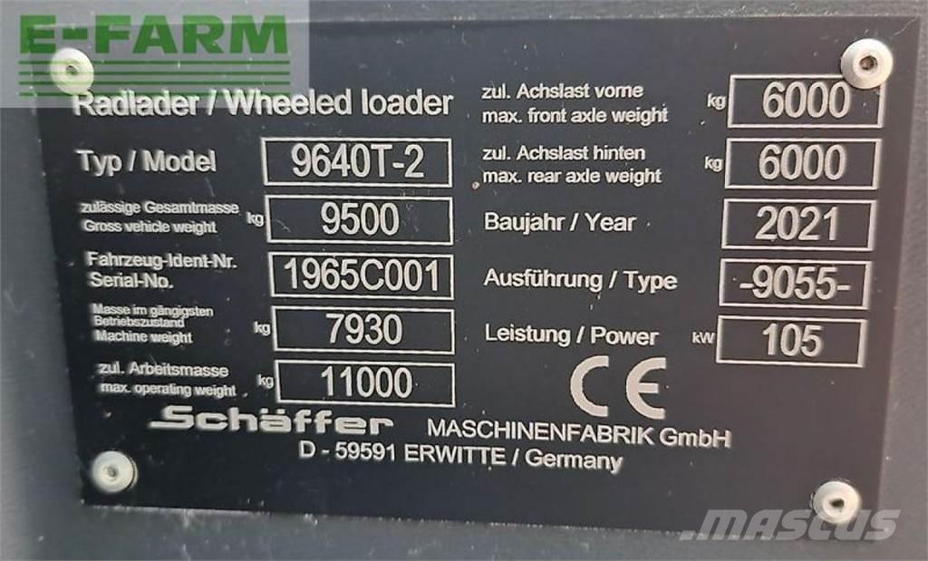 Schäffer 9640 t-2 Manipulatoare agricole
