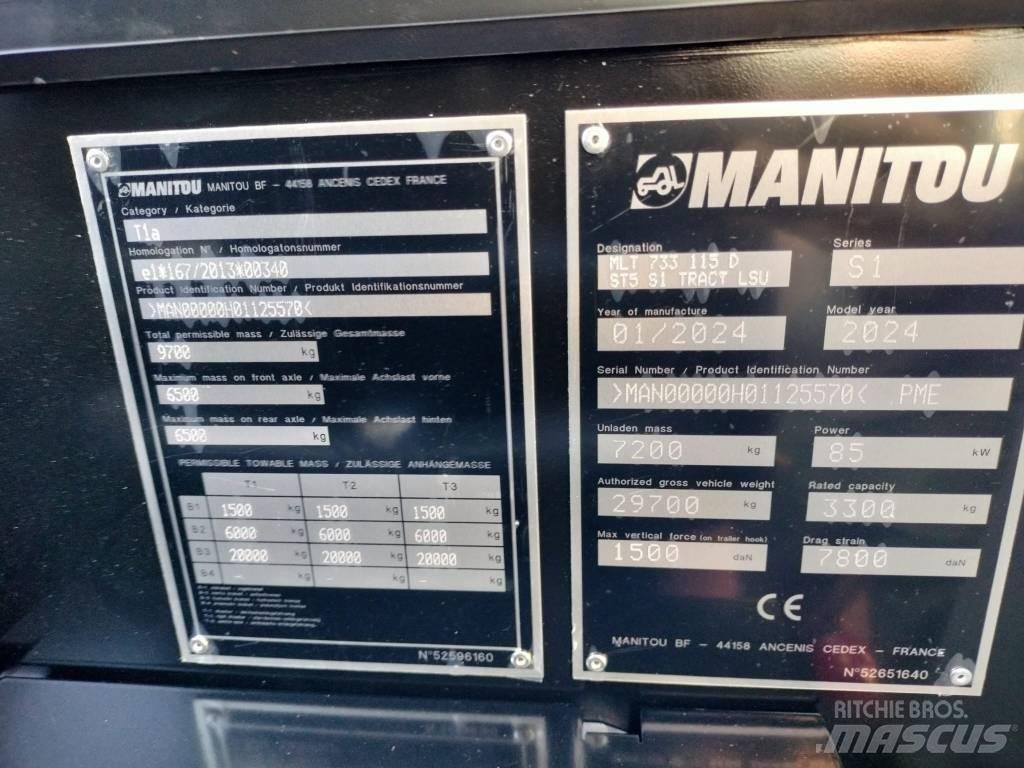 Manitou MLT733 Manipulatoare agricole