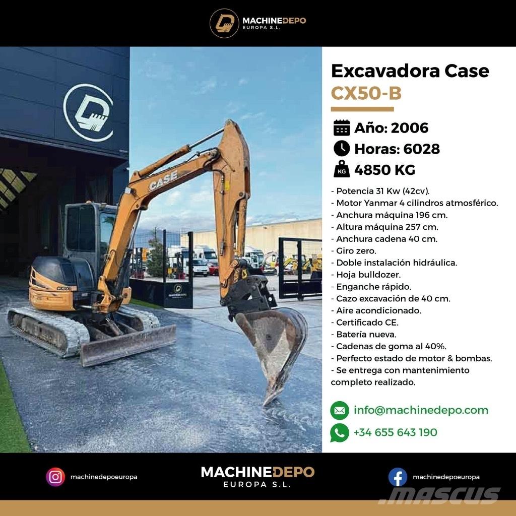 CASE CX 50 B Mini excavatoare < 7t