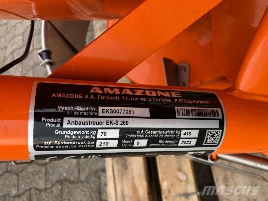 Amazone EKS 260 Dispersare nisip si sare