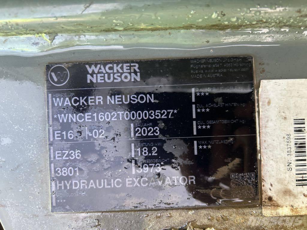 Wacker Neuson EZ36 Excavatoare pe șenile
