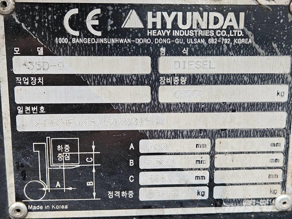 Hyundai 35d-9 Stivuitor diesel