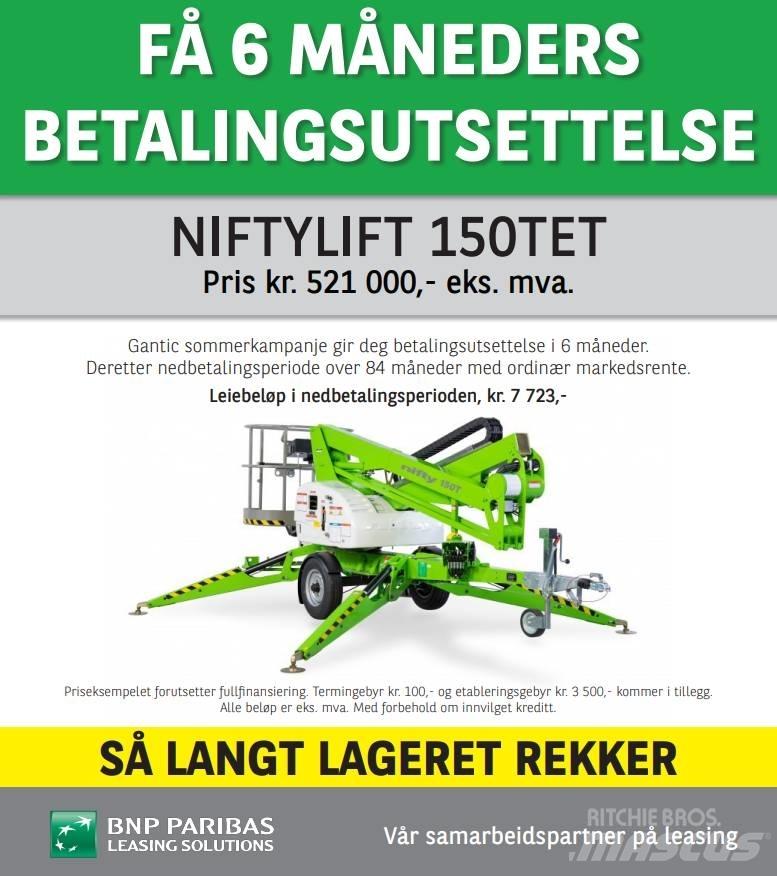 Niftylift 150TET Platforme aeriene montate pe remorca