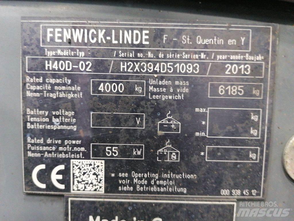Linde H40D-02 Stivuitor diesel