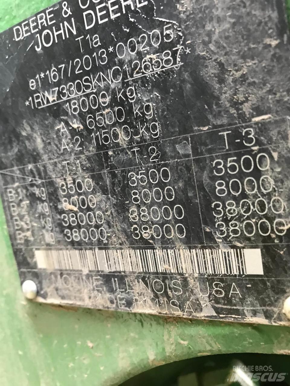 John Deere 7R 330 Tractoare