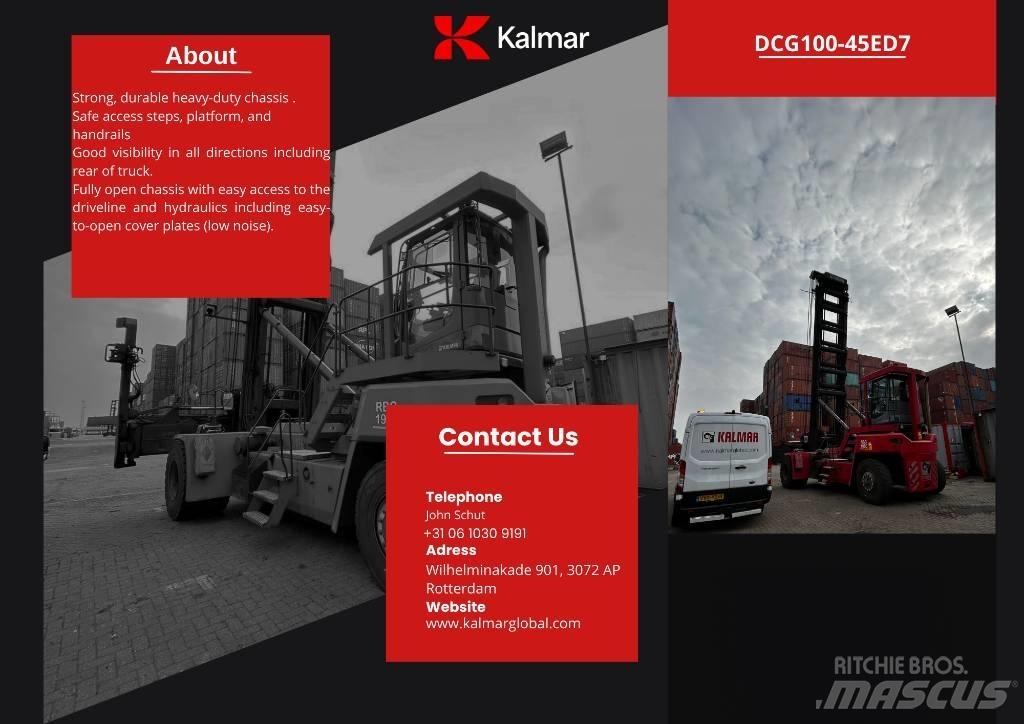 Kalmar DCG 100-45ED7 Stivuitoare de containere
