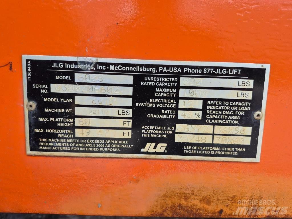 JLG 800 S Nacele cu brat articulat