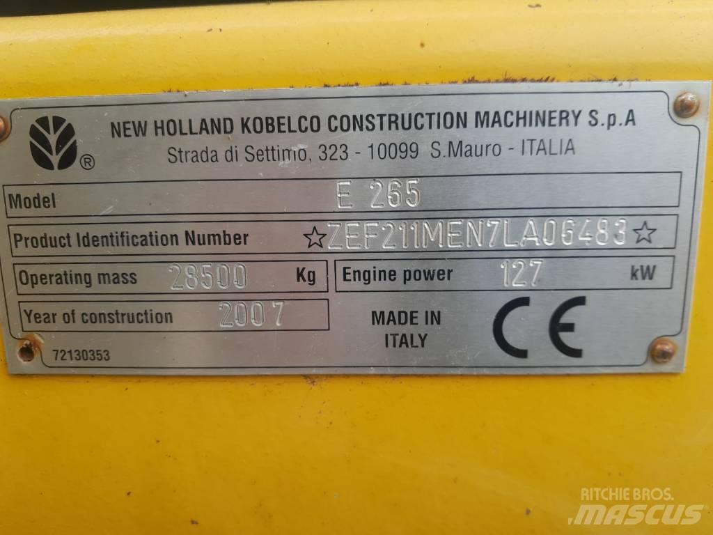 New Holland E 265 Excavatoare pe șenile
