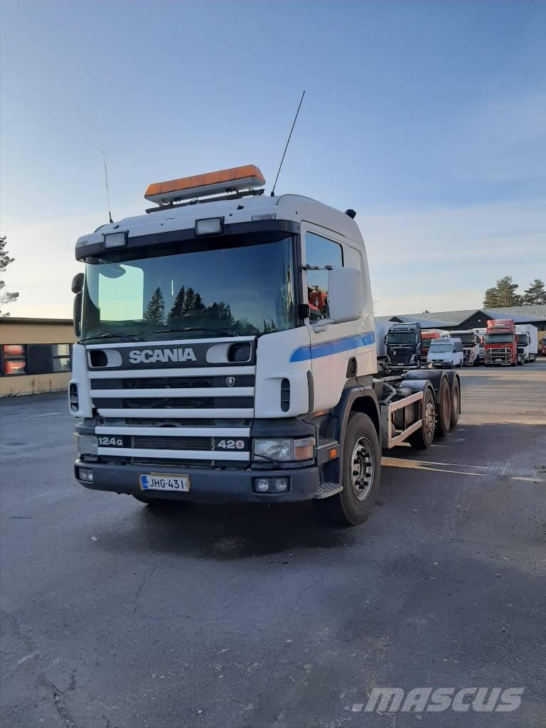 Scania P 124 Camion cu carlig de ridicare