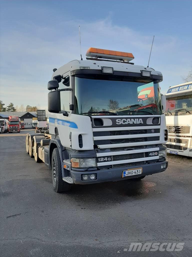 Scania P 124 Camion cu carlig de ridicare