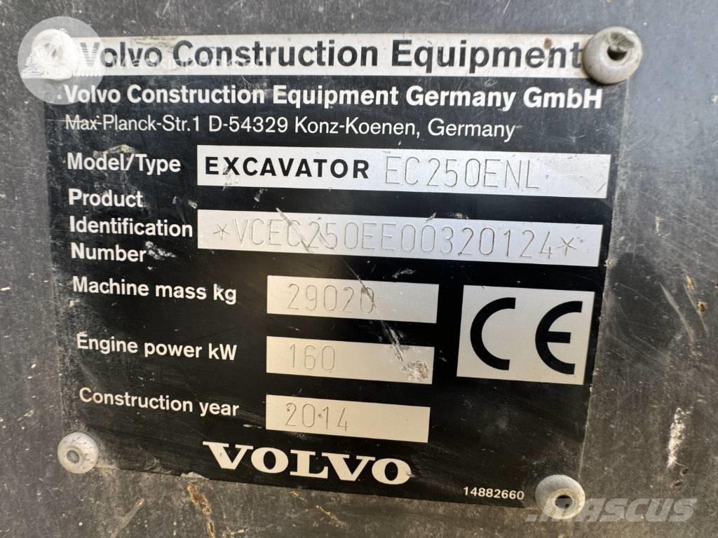 Volvo EC 250 E N L Excavatoare pe șenile
