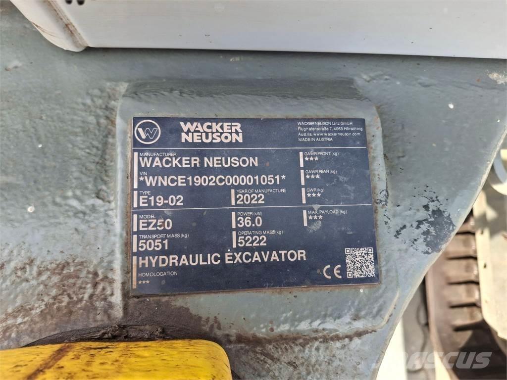 Wacker Neuson EZ50 Excavatoare pe șenile

