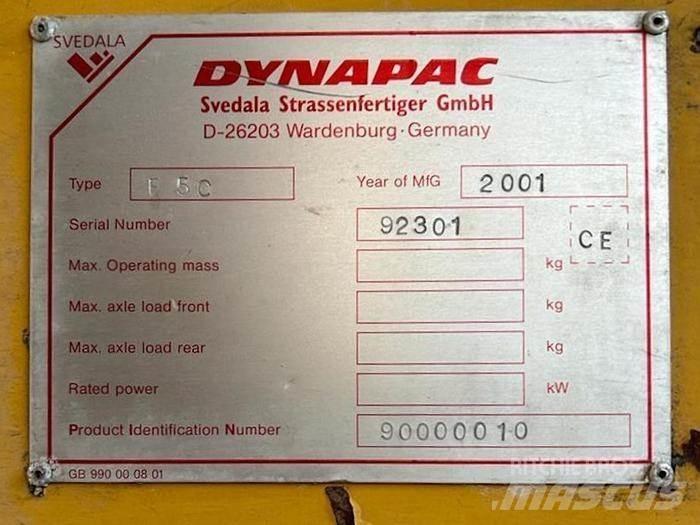 Dynapac F5C Pavatoare asfalt