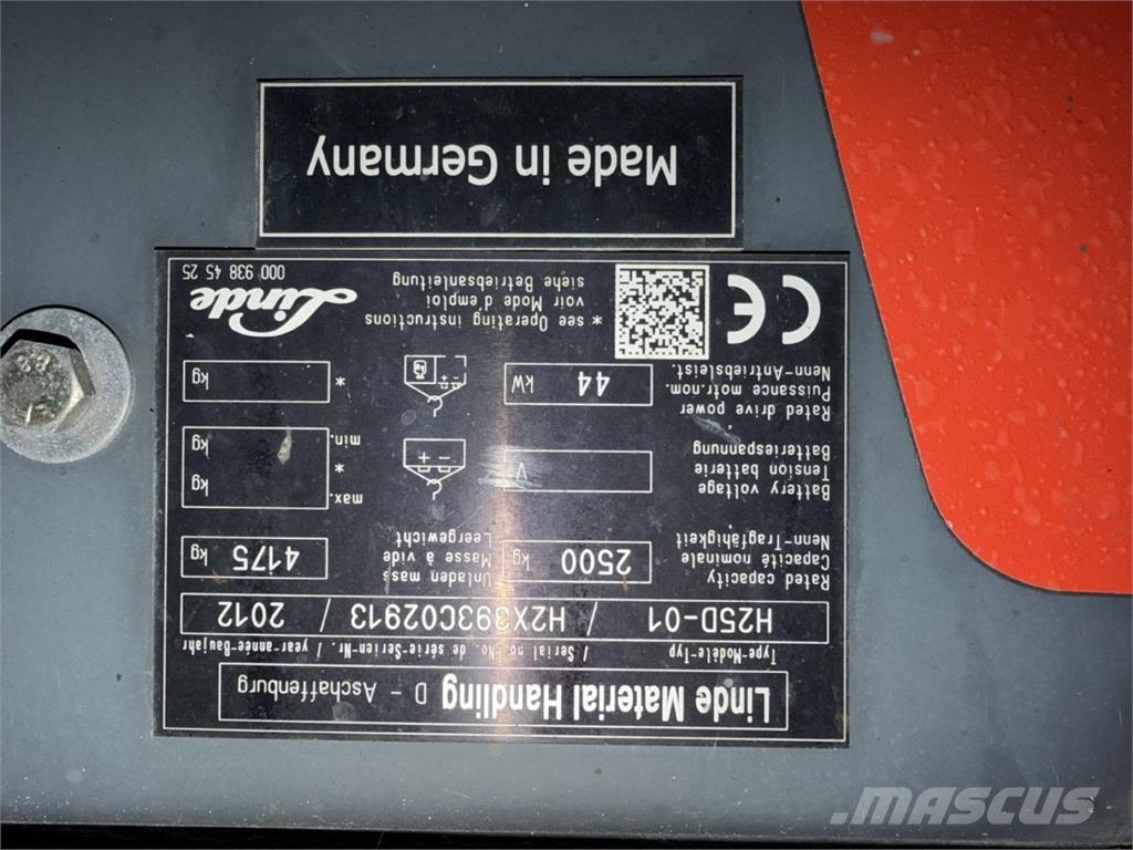 Linde H25D-01 Stivuitor diesel