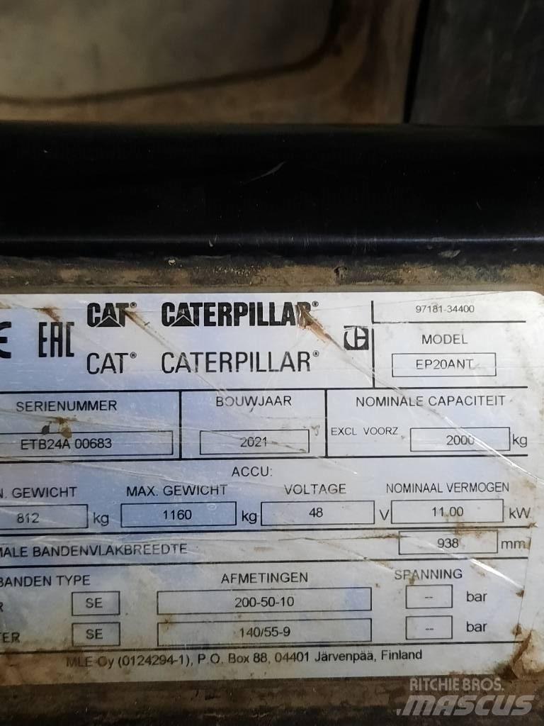CAT EP20ANT Stivuitor electric