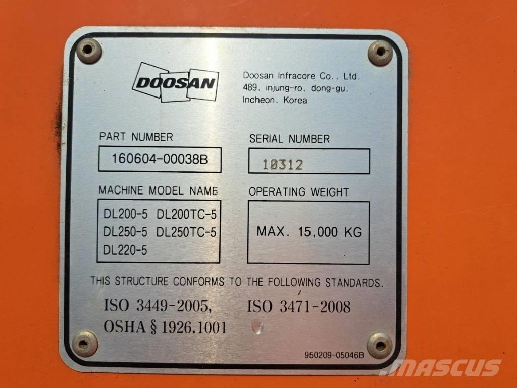Doosan DL 220 Incarcator pe pneuri