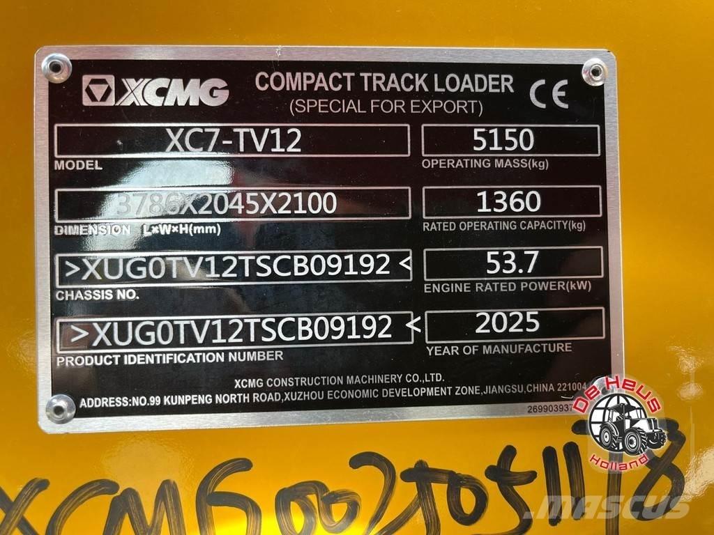 XCMG XC7-TV12 Incarcator pe pneuri